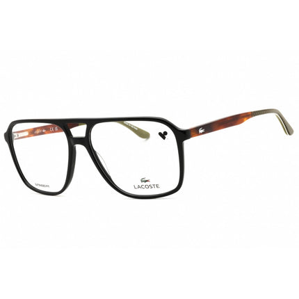 Lacoste Unisex Eyeglasses - Black Acetate Rectangular Full Rim Frame | L2991 N 001 ,
