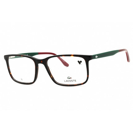 Lacoste Unisex Eyeglasses - Vintage Havana Rectangular Full Rim Frame | L2993 220 ,
