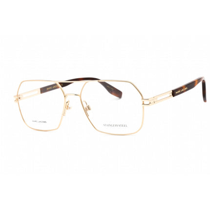 Marc Jacobs Unisex Eyeglasses - Gold Rectangular Full Rim Frame | MARC 602 0J5G 00 ,