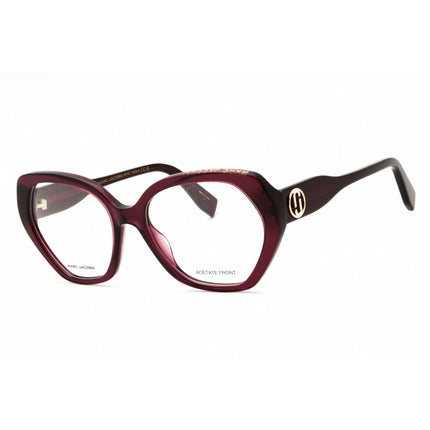 Marc Jacobs Unisex Eyeglasses - Burgundy Cat Eye Full Rim Frame | MARC 812 0LHF 00 ,