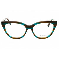 Max & Co Unisex Eyeglasses - Light Green Acetate Cat Eye Full Rim Frame | MO5131 095 ,