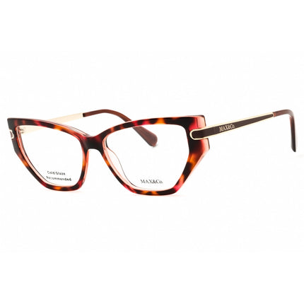 Max & Co Unisex Eyeglasses - Havana Injected Propionate Full Rim Frame | MO5170 055 ,