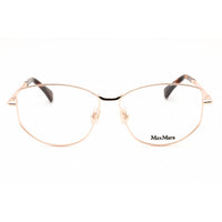 Max Mara Unisex Eyeglasses - Shiny Rose Gold Metal Cat Eye Shape Frame | MM5153 028 ,