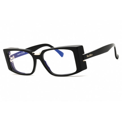Max Mara Unisex Eyeglasses - Shiny Black Rectangular Full Rim Frame | MM5157-B 001 ,