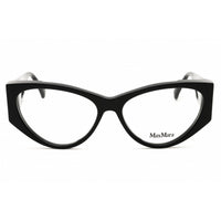 Max Mara Unisex Eyeglasses - Shiny Black Acetate Cat Eye Full Rim Frame | MM5174 001 ,