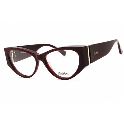 Max Mara Unisex Eyeglasses - Shiny Bordeaux Acetate Full Rim Frame | MM5174 069 ,