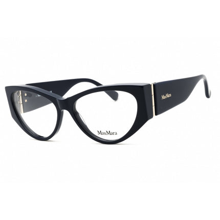 Max Mara Unisex Eyeglasses - Shiny Blue Acetate Cat Eye Full Rim Frame | MM5174 090 ,