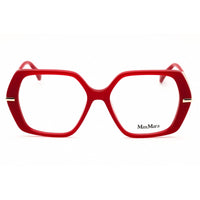 Max Mara Unisex Eyeglasses - Shiny Red Acetate Oval Full Rim Frame | MM5175 066 ,