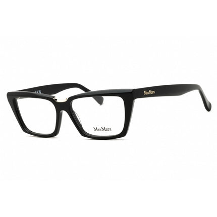 Max Mara Unisex Eyeglasses - Shiny Black Acetate Cat Eye Full Rim Frame | MM5180 001 ,
