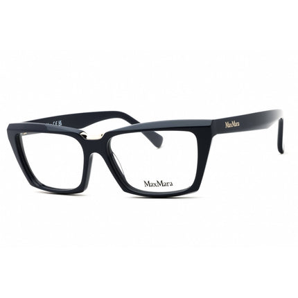 Max Mara Unisex Eyeglasses - Shiny Blue Acetate Cat Eye Full Rim Frame | MM5180 090 ,
