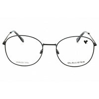 McAllister Unisex Eyeglasses - Black Metal Round Shape Full Rim Frame | MC4500 001 ,