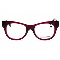 McAllister Unisex Eyeglasses - Red Crystal Acetate Cat Eye Shape Frame | MC4504 610 ,