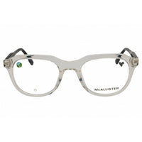 McAllister Unisex Eyeglasses - Crystal Clear/Black Round Full Rim Frame | MC4537 970 ,