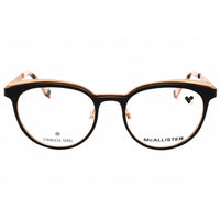 McAllister Unisex Eyeglasses - Black Metal Round Shape Full Rim Frame | MC4541 001 ,