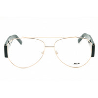 MCM Unisex Eyeglasses - Gold/Smoke Black Metal Aviator Full Rim Frame | MW5001 32A ,