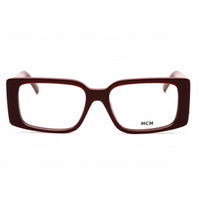 MCM Unisex Eyeglasses - Shiny Bordeaux Acetate Rectangular Shape Frame | MW5003 069 ,