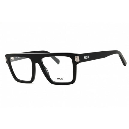 MCM Unisex Eyeglasses - Shiny Black Acetate Rectangular Full Rim Frame | MW5006 001 ,