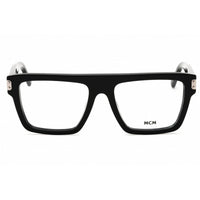 MCM Unisex Eyeglasses - Shiny Black Acetate Rectangular Full Rim Frame | MW5006 001 ,