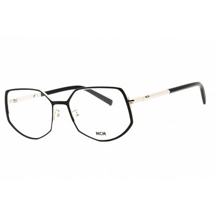 MCM Unisex Eyeglasses - Matte Black Metal Oval Shape Full Rim Frame | MW5015-H 002 ,