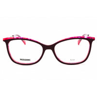 Missoni Unisex Eyeglasses - Pattern Plum Plastic Full Rim Frame | MIS 0141 0EM5 00 ,