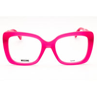 Moschino Unisex Eyeglasses - Fuchsia Acetate Oversized Shape Frame | MOS614 0MU1 00 ,