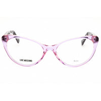 Moschino Love Unisex Eyeglasses - Violet Cat Eye Shape Full Rim Frame | MOL573 0B3V 00 ,
