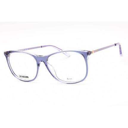Moschino Love Unisex Eyeglasses - Violet Lilac Rectangular Frame | MOL589 0RY8 00 ,