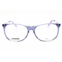 Moschino Love Unisex Eyeglasses - Violet Lilac Rectangular Frame | MOL589 0RY8 00 ,