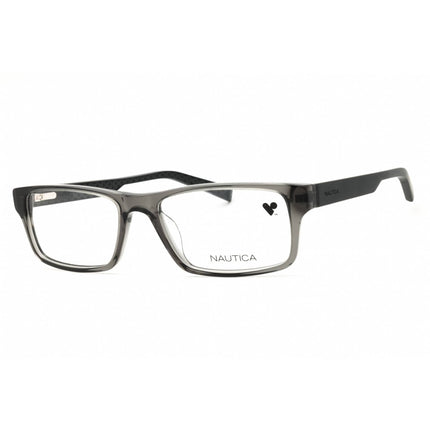 Nautica Unisex Eyeglasses - Smoke Crystal Rectangular Shape Full Rim Frame | N8159 015 ,