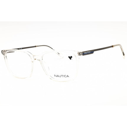 Nautica Unisex Eyeglasses - Crystal Acetate Rectangular Full Rim Frame | N8173 909 ,