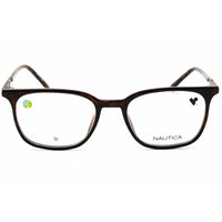 Nautica Unisex Eyeglasses - Dark Tortoise Rectangular Shape Full Rim Frame | N8184 206 ,