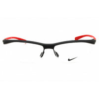 Nike Unisex Eyeglasses - Red Sport Wraparound Shape Half Rim Frame | 7070/2 015 ,