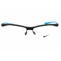 Nike Unisex Eyeglasses - Matte Black/Photo Blue Sport Wraparound Frame | 7070/3 012 ,