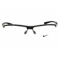 Nike Unisex Eyeglasses - Gloss Black Injected Propionate Half Rim Frame | 7071/2 002 ,