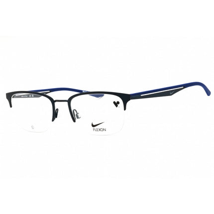Nike Unisex Eyeglasses - Satin Navy/Deep Royal Metal Rectangular Frame | 4316 410 ,
