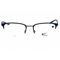 Nike Unisex Eyeglasses - Satin Navy/Deep Royal Metal Rectangular Frame | 4316 410 ,