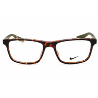 Nike Unisex Eyeglasses - Tortoise/Matte Anthracite Rectangular Shape Frame | 7046 239 ,