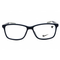 Nike Unisex Eyeglasses - Matte Blue Injected Propionate Full Rim Frame | 7118 413 ,