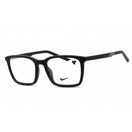 Nike Unisex Eyeglasses - Matte Black Injected Propionate Full Rim Frame | 7256 001 ,