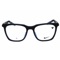 Nike Unisex Eyeglasses - Matte Midnight Navy Rectangular Full Rim Frame | 7273 410 ,