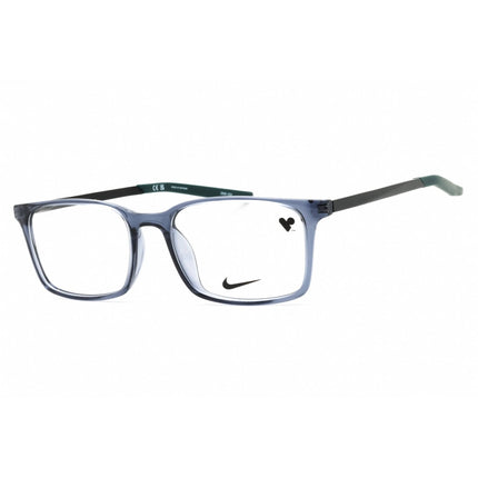 Nike Unisex Eyeglasses - Thunder Blue/Midnight Turquoise Full Rim Frame | 7282 412 ,