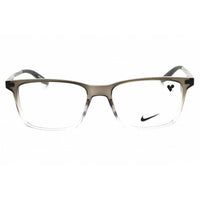 Nike Unisex Eyeglasses - Dark Grey Fade Rectangular Shape Full Rim Frame | 7286 235 ,