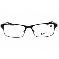 Nike Unisex Eyeglasses - Satin Black/Black Metal Rectangular Shape Frame | 8046 N 007 ,
