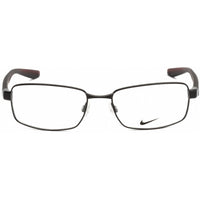 Nike Unisex Eyeglasses - Black Metal Rectangular Shape Full Rim Frame | 8195 006 ,