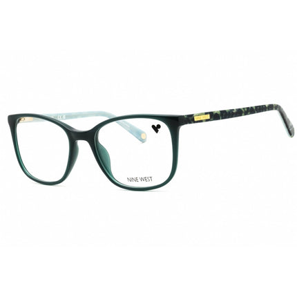 Nine West Unisex Eyeglasses - Milky Emerald Acetate Rectangular Frame | NW5150 324 ,