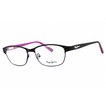 Pepe Jeans Unisex Eyeglasses - Black Metal Rectangular Full Rim Frame | PJ1143 C1 ,