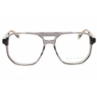 Philipp Plein Unisex Eyeglasses - Shiny Transparent Grey Full Rim Frame | VPP084V 09MB ,