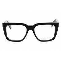 Philipp Plein Unisex Eyeglasses - Shiny Black Acetate Full Rim Frame | VPP141M 0700 ,