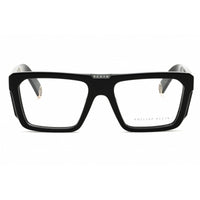 Philipp Plein Unisex Eyeglasses - Shiny Black Acetate Full Rim Frame | VPP142M 700Y ,
