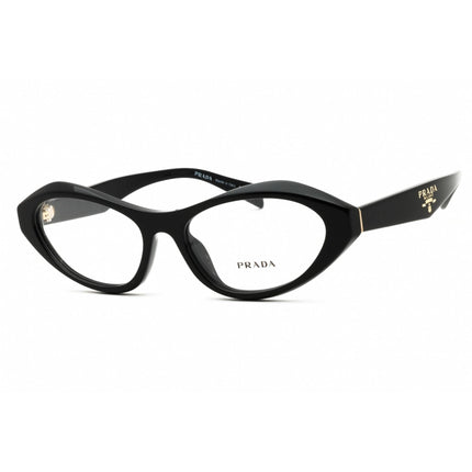 Prada Unisex Eyeglasses - Black Acetate Cat Eye Shape Full Rim Frame | 0PR A21V 16K1O1 ,